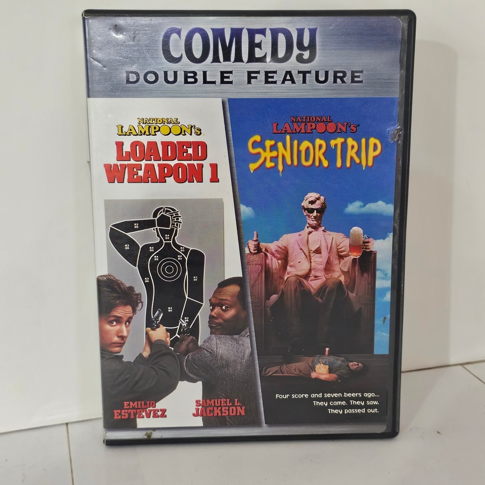 National Lampoon Loaded Weapon 1 & Senior Trip DVD Double Feature Comedy N10111